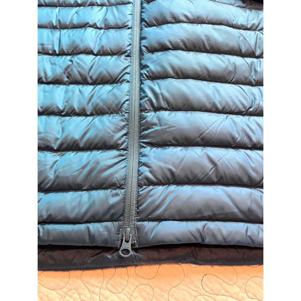 Fjallraven Snow Flake Parka Deep Sea Blue Down Puffer Coat Womens Medium - Picture 5 of 7